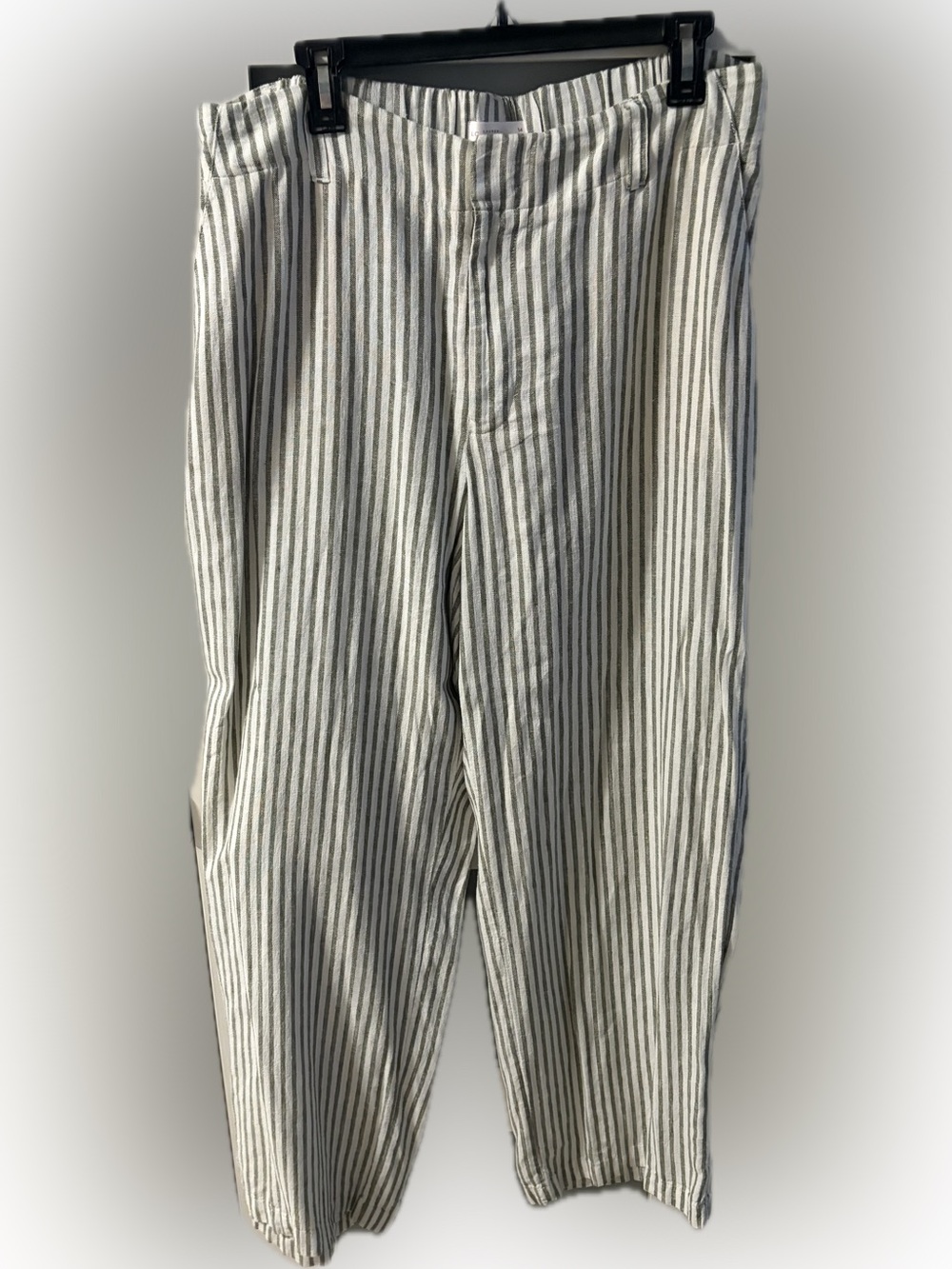 LC Lauren Conrad Striped Pants — White and Green